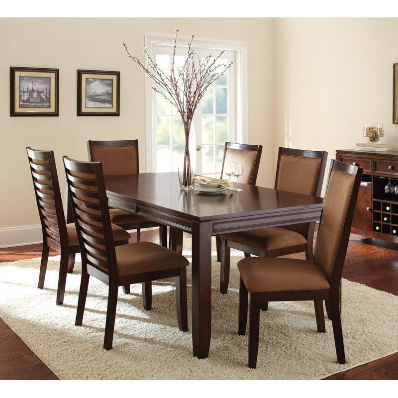 Red Barrel Studio® Starke Bar Height Extendable Solid Oak Dining Table